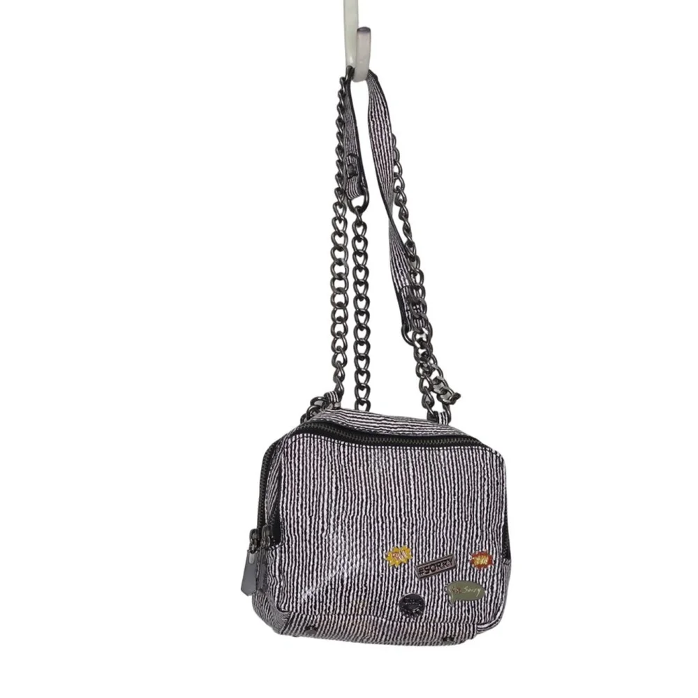 Circus by Sam Edelman Crossbody Bag One Size Silver Black - Picture 2 of 5